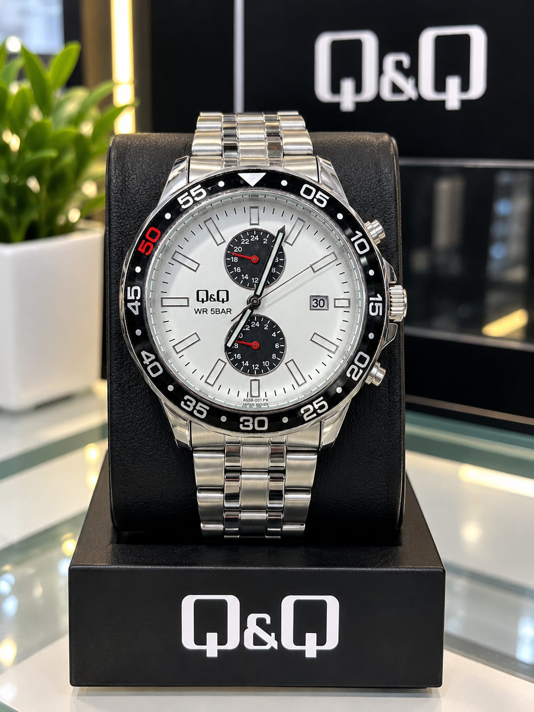 QYQ Original Con Cronógrafos Funcionales — Reloj cronógrafo (lateral)