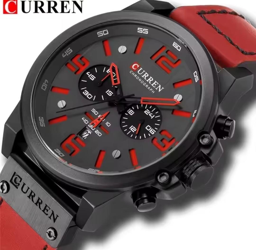Nueva Colección Curren Cuero — Reloj cuero (frontal)